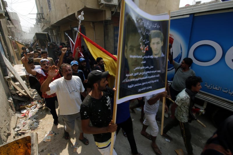 Mourners carried Makki's body to the site where he was wounded, chanting "Yasser's blood will not be lost". EPA