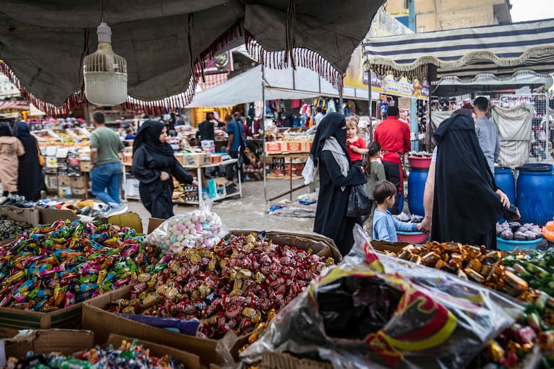 The Eid Al Fitr holiday marks the end of the holy fasting month of Ramadan.  AFP