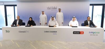 Dubai Chamber of Digital Economy has signed an initial pact with private sector and government entities for packages to help attract tech start-ups to Dubai. Photo: Dubai Chamber of Digital Economy