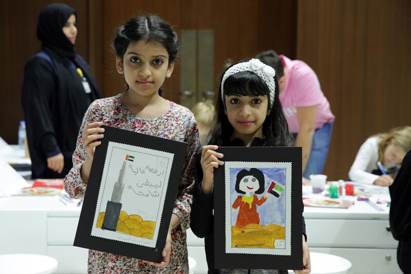 A series of stamp design workshops are being held for children aged 5 to 15, who can enjoy making their own stamps and learning about the tools and colours used in their design. Dubai Culture & Arts Authority