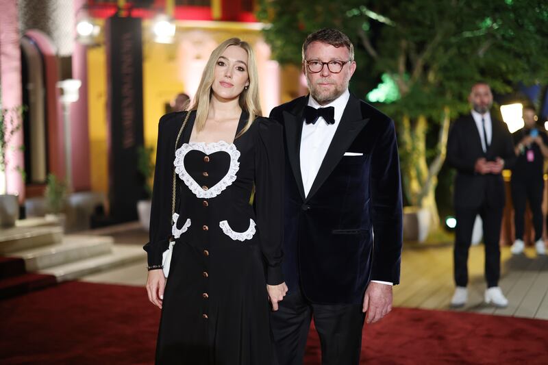 English filmmaker Guy Ritchie and wife Jacqui Ainsley