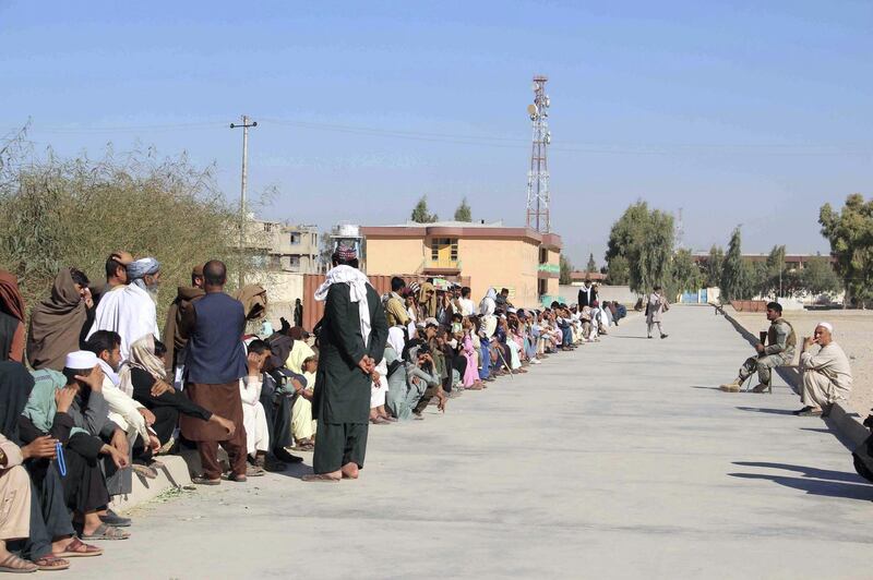 Afghan elections in Helmand Province.  Shafi Amini/The National