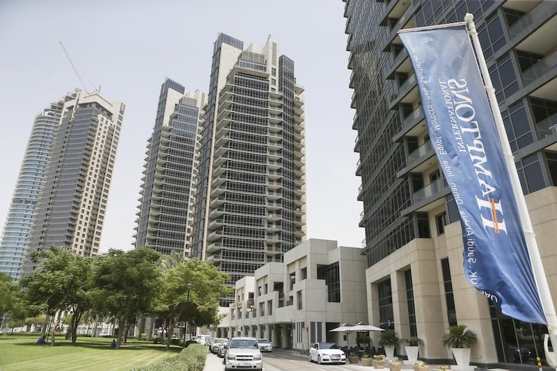 Dubai rents declined by 1.3 per cent month-on-month in May. Sarah Dea / The National