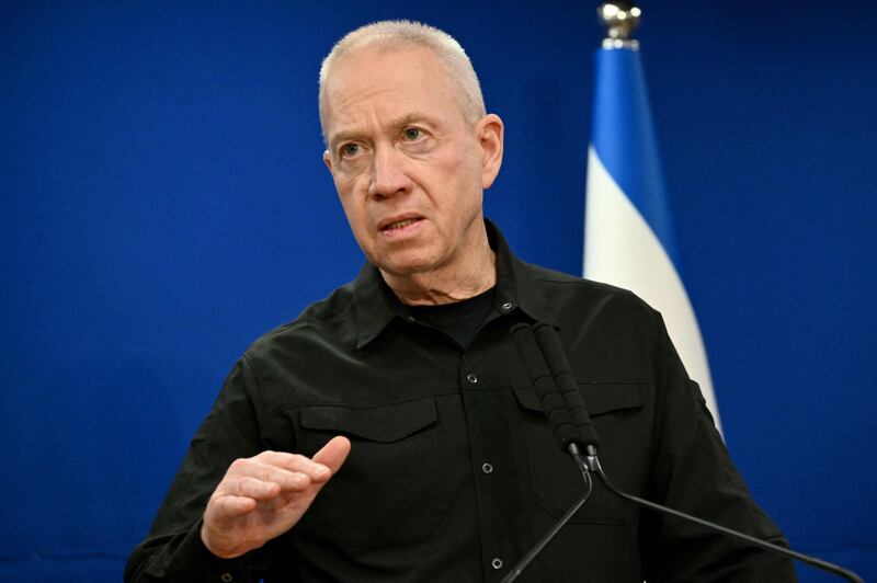 Israeli Defence Minister Yoav Gallant has said the war in Gaza will continue until military and governing capabilities of Hamas have been removed. AFP
