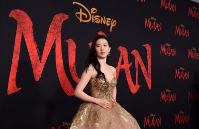 (FILES) In this file photo taken on March 09, 2020 US-Chinese actress Yifei Liu attends the world premiere of Disney's "Mulan" at the Dolby Theatre in Hollywood. 
After more than three months of coronavirus-mandated limbo, Hollywood is headed back to the big screen -- and hoping that Russell Crowe's road rage thriller "Unhinged" will jump-start the recovery. The action film, due out July 10, is set to be the first wide release since US theaters shut their doors in mid-March. Christopher Nolan's much-hyped "Tenet" will follow soon after.
 / AFP / FREDERIC J. BROWN

