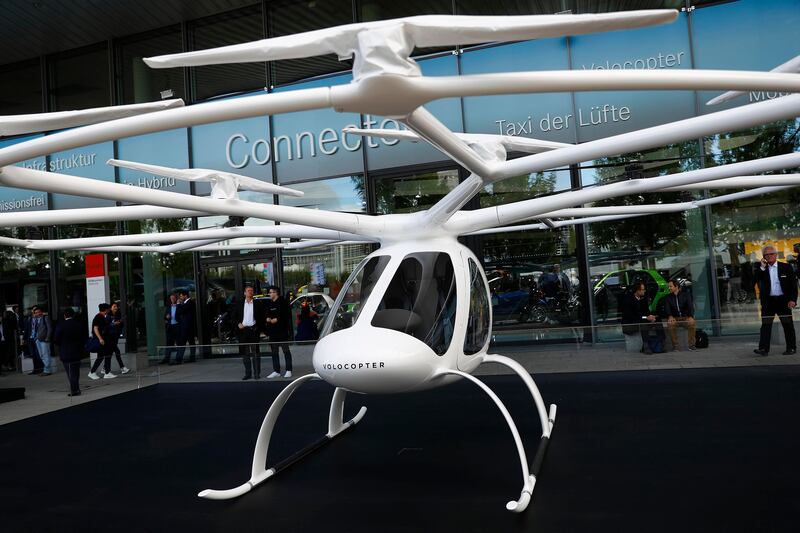 It's not all cars. Here's the Mercedes Volocopter. Kai Pfaffenbach / Reuters