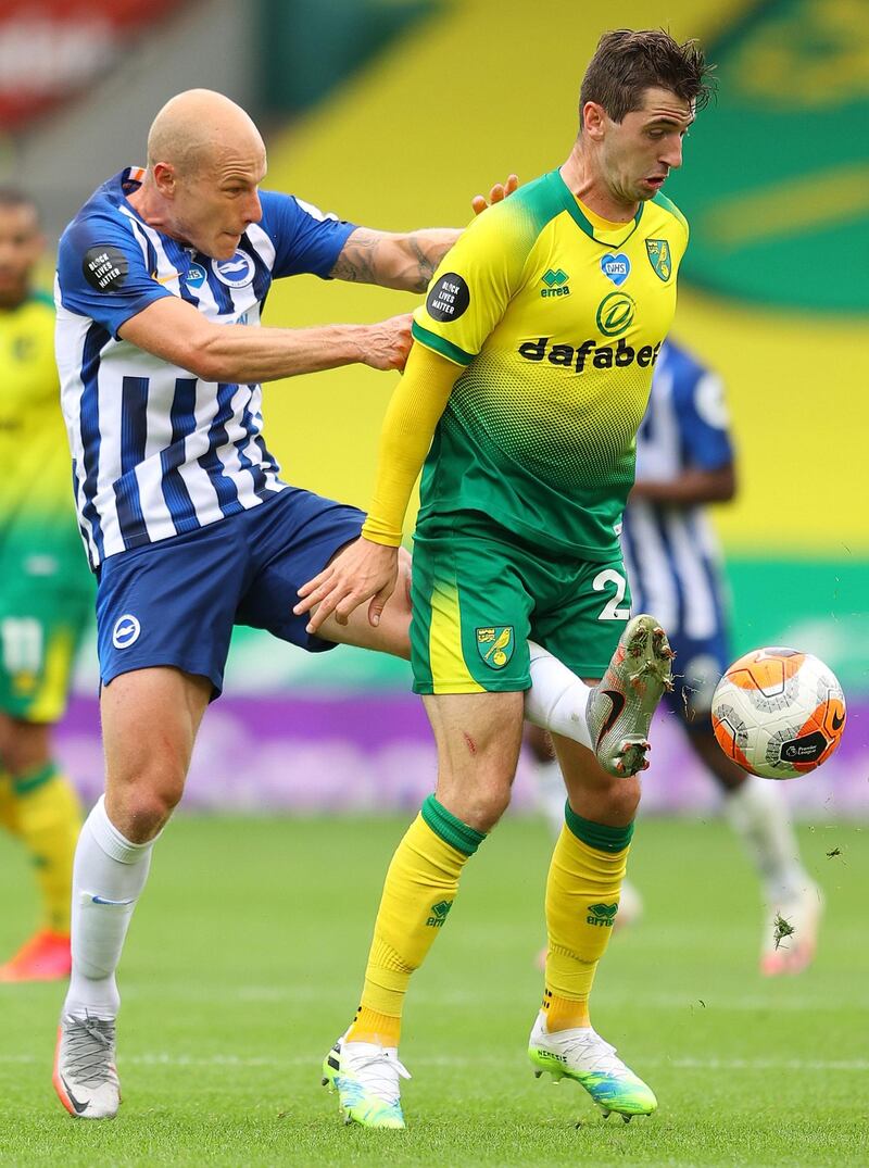 Kenny McLean - 5: Slack passing in first half presented Brighton with opportunities to counter-attack. AFP
