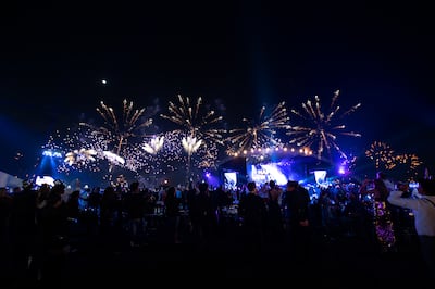 The 2023 New Year's Eve Fireworks display at Atlantis, The Palm. Photo: Atlantis, The Palm