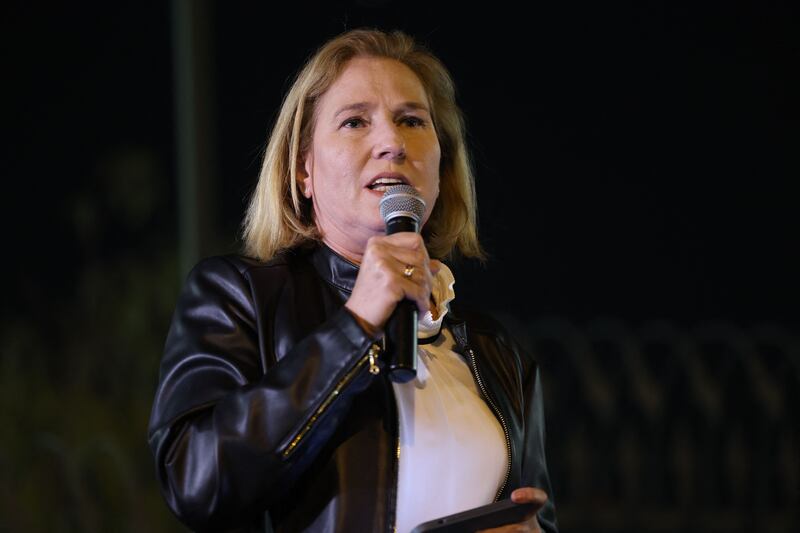 Former Israeli foreign minister Tzipi Livni. AFP