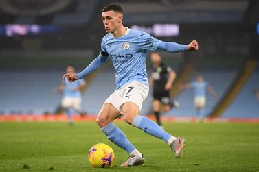Manchester City's Phil Foden is already being compared to Andres Iniesta and Sergio Busquets. AFP