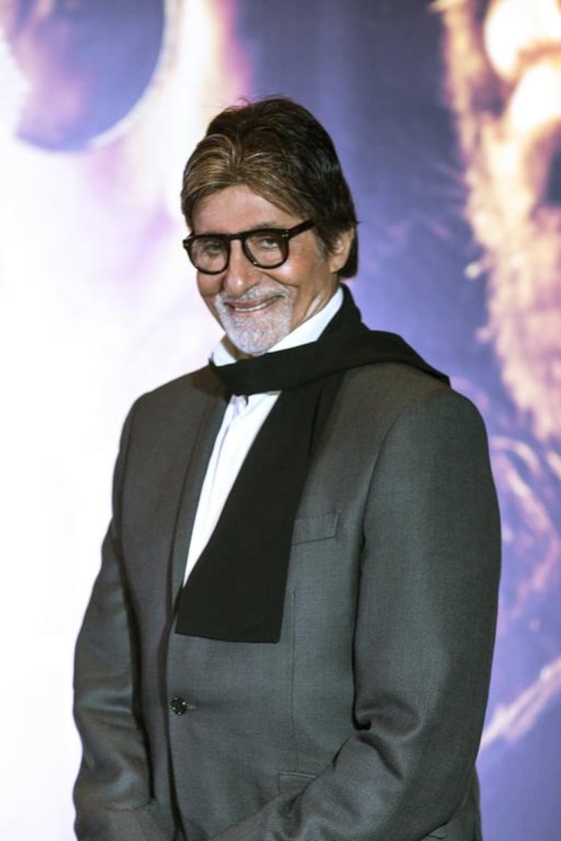 Amitabh Bachchan at the press conference for his film Shamitabh. Reem Mohammed / The National 

￼￼￼￼￼￼￼￼￼￼￼
