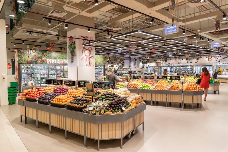 DUBAI, UNITED ARAB EMIRATES. 11 APRIL 2021. the newly opened Circle Mall in jvc with some of the shops already serving eager residents of Jumeirah Village Circle. (Photo: Antonie Robertson/The National) Journalist: Janice Rodrigues. Section: National.