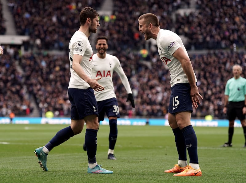 Eric Dier – 7 The 28-year-old was unable to find the target as his shot curled wide of the post in the opening stages of the game. It was the defender’s determination to win the ball, which sent Spurs forward for their fifth goal. PA
