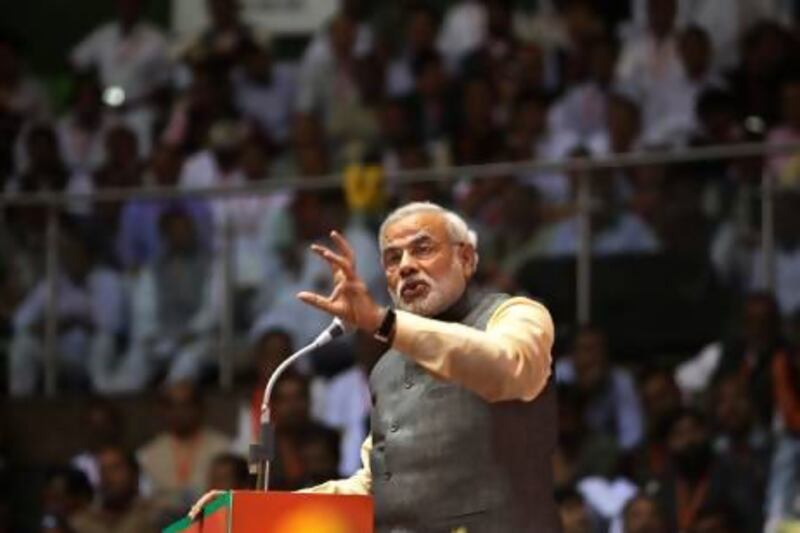 India's main opposition Bharatiya Janata Party (BJP) leader Narendra Modi is not seen as secular due to his actions during anti-Muslim riots in the state of Gujarat.