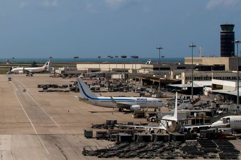 Rafic Hariri International Airport in Beirut. AP