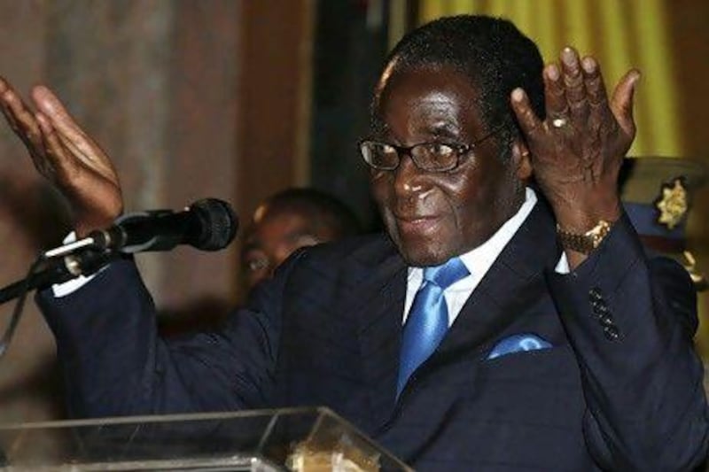 "Anglo American, Rio Tinto; you must transform and become Zimbabwean," Mr. Mugabe said at a rally last week. Reuters