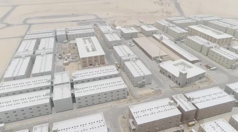 Al Razeen Health Quarantine Complex in Abu Dhabi can accommodate almost 10,000 patients. Courtesy: Abu Dhabi Government Media Office