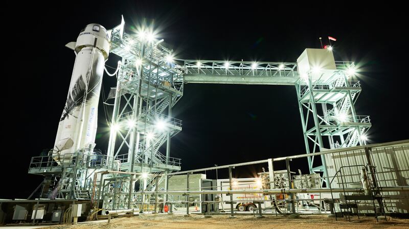 The Blue Origin launch site and facility are located near Van Horn in West Texas. Photo: Blue Origin