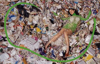 Ethical label Stella McCartney shot its 2017 campaign against a landfill backdrop 