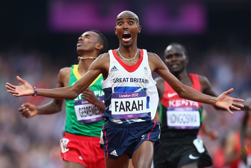 Mo Farah is a four-time Olympic champion and one of the greatest British athletes of all time. Here 'The National' looks back at his career. Getty Images