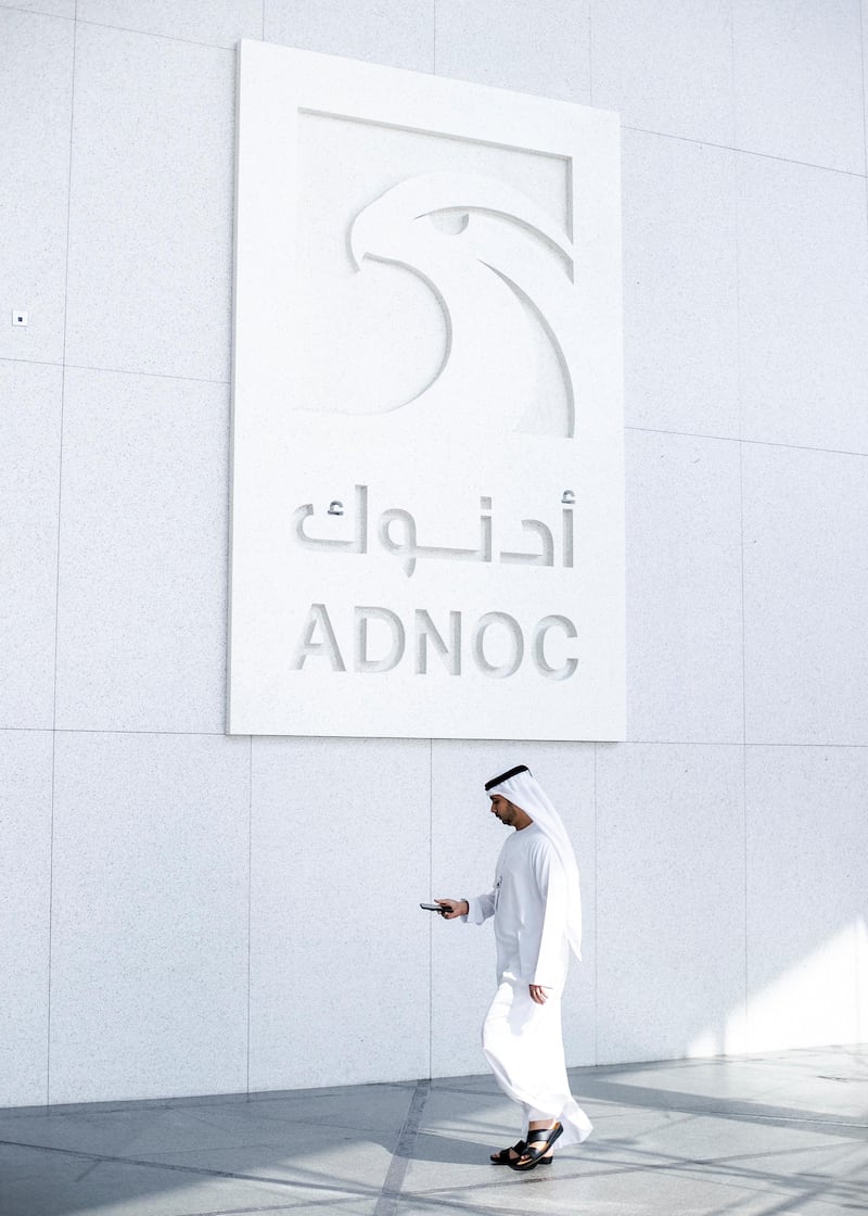 DUBAI, UNITED ARAB EMIRATES. 5 NOVEMBER 2019. 
ADNOC headquarters.
(Photo: Reem Mohammed/The National)

Reporter: JENNIFER GNANA
Section: BZ