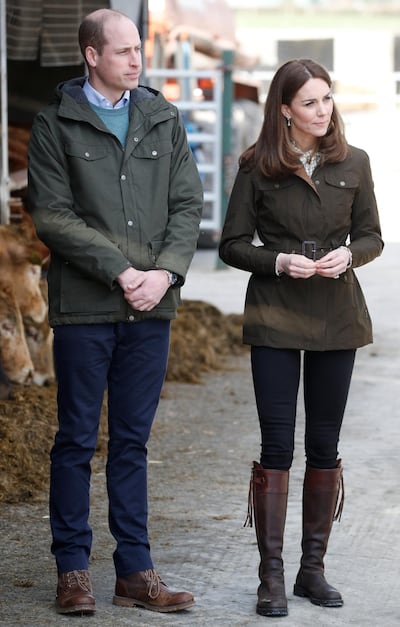 Britain's Prince William and his wife Catherine, Duchess of Cambridge, visit the Teagasc research farm in County Meath, Ireland March 4, 2020. REUTERS/Phil Noble