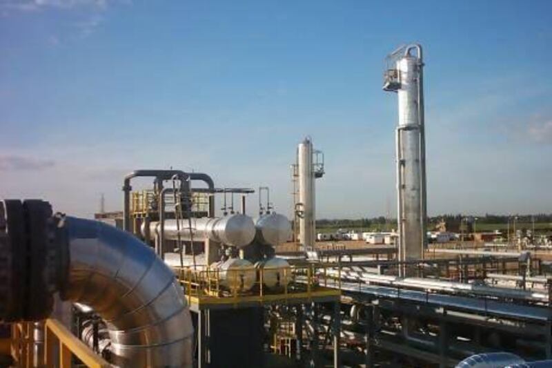 Dana is confident enough about receiving future payments in Egypt that it aims to expand production. Above, a Dana Gas facility in Egypt. Courtesy Dana Gas