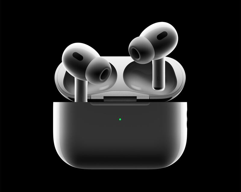 The new AirPods Pro bring major upgrades to Transparency mode, Spatial Audio and convenience features while cancelling up to twice as much noise. Photo: Apple