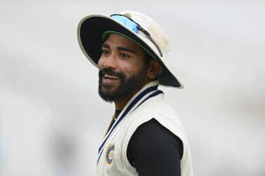 NOTTINGHAM, ENGLAND - AUGUST 02: Mohammed Siraj of India looks on during a training session before Wednesday's first Test match against England at Trent Bridge on August 02, 2021 in Nottingham, England. (Photo by Philip Brown / Popperfoto / Popperfoto via Getty Images)