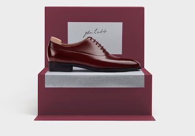 Only 10 pairs of the Lawrence shoe have been made specially for Dubai. Photo: John Lobb