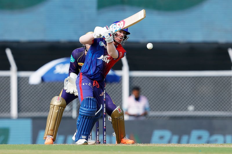David Warner scored an excellent fifty against Kolkata Knight Riders in Mumbai.