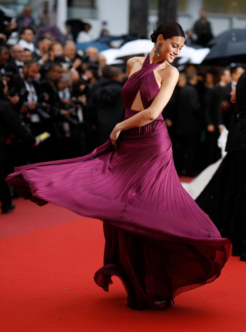 Marica Pellegrinelli attends the premiere of the film 'The Best Years of a Life' at the Cannes Film Festival on May 18, 2019. AP