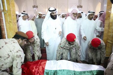 The funeral of Jassim Abdullah Al Tanaiji in Ras Al Khaimah. WAM