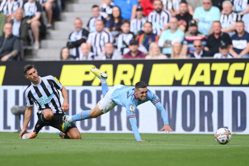 Fabian Schar - 5, Could have done more to deny Gundogan for the opener and was booked for a late challenge on Phil Foden after being beaten to the ball. However, he battled well. Getty