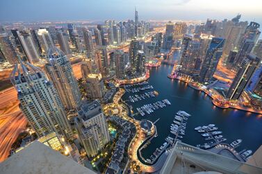 Dubai. The UAE's economy is set to grow by 2.5 per cent this year and 3.5 per cent next year, according to estimates by the country's Central Bank. Getty