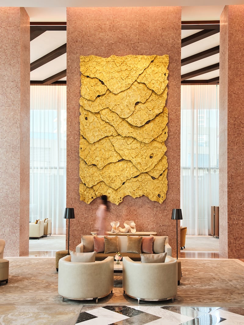 The Gallery is located in the lobby. Photo: The Lana - Dorchester Collection