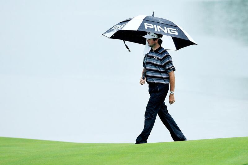 Bubba Watson was not in the best mood during the second round of the PGA Championship and everyone heard about it. David Cannon / Getty Images

