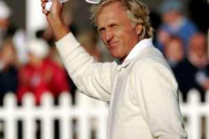 Golf - 137th Open Championship - Royal Birkdale Golf Club, Southport, England - 19/7/08
Australia's Greg Norman during the third round
Mandatory Credit: Action Images / Brandon Malone
Livepic *** Local Caption ***  spt_ai_open_sat_163.jpg