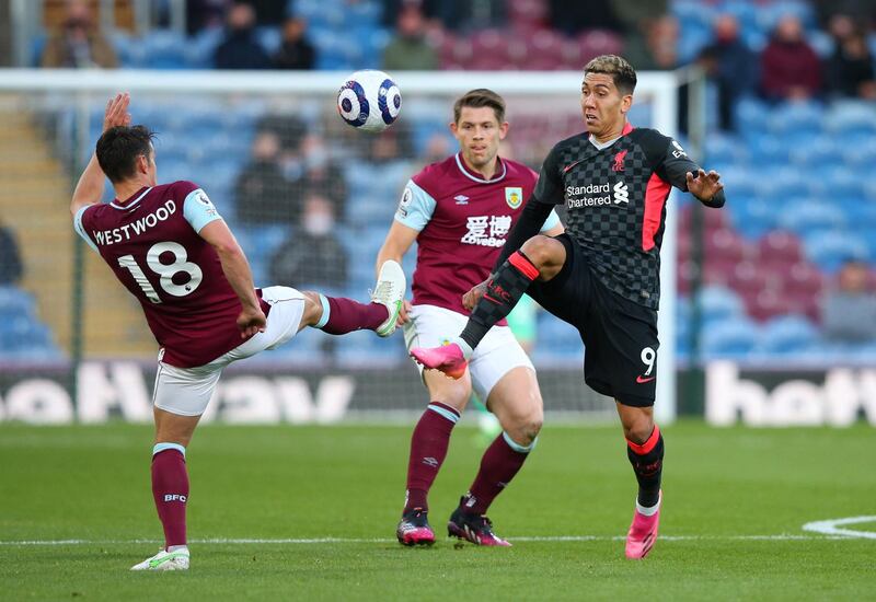 James Tarkowski - 6. The centre-back made a great challenge on Mane in the first half that stopped what seemed to be a certain goal. He had some good moments but was eventually overrun by Liverpool’s forwards. Reuters