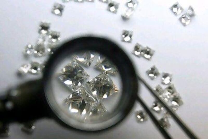 Diamonds' worth has increased steadily since the 1940s, while prices for large stones have sky-rocketed over the past three years. Arko Datta / Reuters