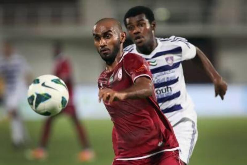 Al Wahda defeated Al Ain 2-0 on Saturday to give Al Wahda interim manager Josef Hickersberger two wins in as many games. Delores Johnson / The National