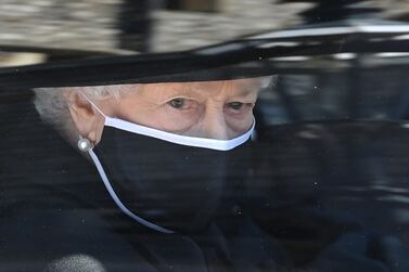 (FILES) In this file photo taken on April 17, 2021 Britain's Queen Elizabeth II arrives in the Royal Bentley at the funeral for her husband, Britain's Prince Philip, Duke of Edinburgh to St George's Chapel in Windsor Castle in Windsor, west of London.  - Queen Elizabeth II spent a night in hospital after being advised to rest and cancelling a visit to Northern Ireland, Buckingham Palace said on Thursday, October 21, "Following medical advice to rest for a few days, The Queen attended hospital on Wednesday afternoon for some preliminary investigations, returning to Windsor Castle at lunchtime today (Thursday), and remains in good spirits," a statement said.  (Photo by LEON NEAL  /  POOL  /  AFP)