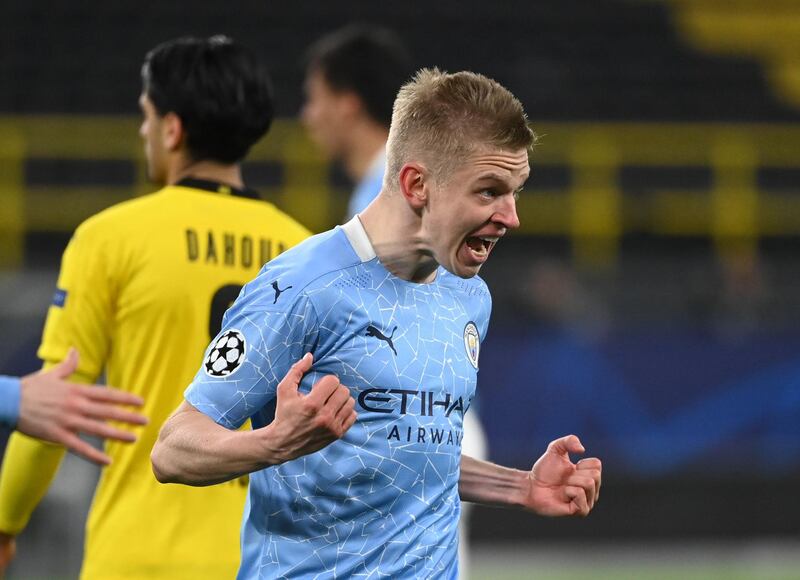 Oleksandr Zinchenko 7 – Delivered a couple of crosses from the left hand side and threatened with a long-range effort.  Reuters