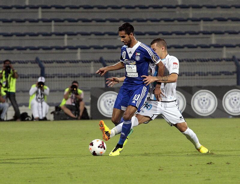 Habib Fardan, Al Nasr. 2013/14: 24 appearances, seven goals. Jeffrey E Biteng / The National