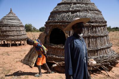 A storage building for millet in a village of Ouallam in Niger in 2021. AFP