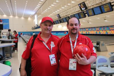 Canadian bowler Charles Muir. Courtesy Special Olympics IX MENA Abu Dhabi Games 2018