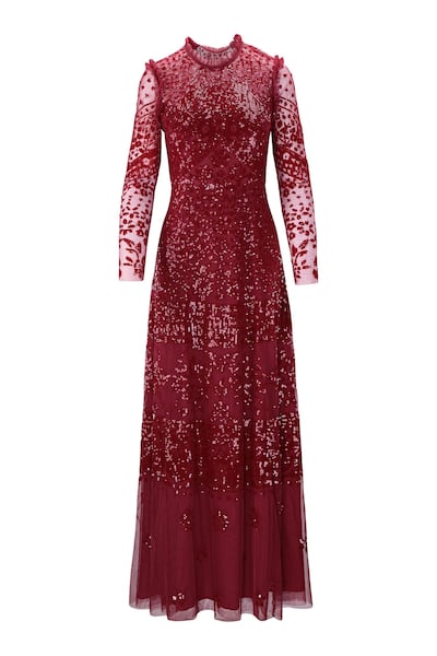 The Aurora gown by Needle and Thread retails at Dh2,255 at Robinsons, Dubai Festival City Mall. Courtesy Robinsons 