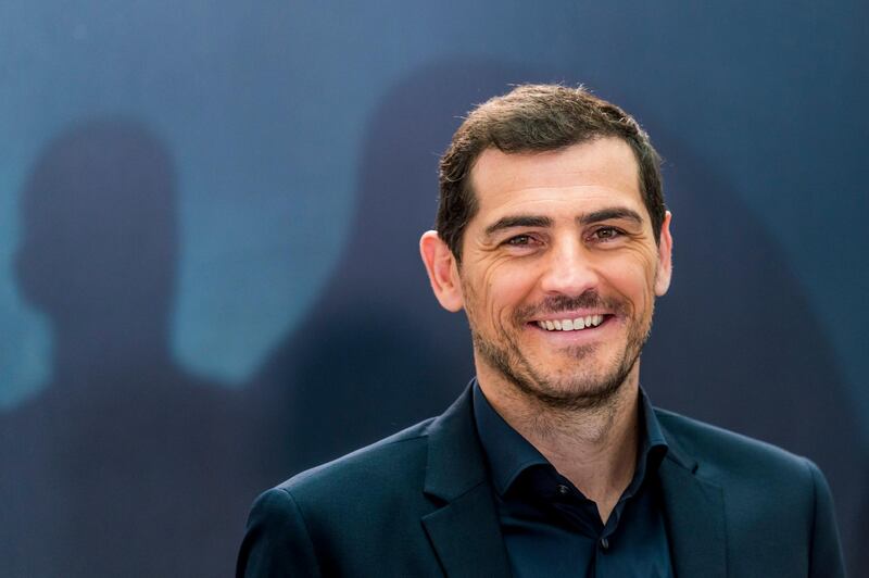 MADRID, SPAIN - NOVEMBER 18: Iker Casillas attends 'Colgar Las Alas' photocall at Movistar Studios on November 18, 2020 in Madrid, Spain. (Photo by Juan Naharro Gimenez/WireImage)