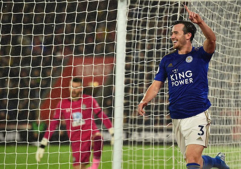 Left-back: Ben Chilwell (Leicester City) – Started the top flight’s record away win with a well-taken opener at Southampton. A threat going forward throughout. AFP