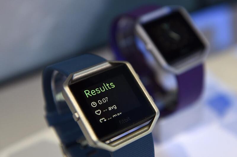 Fitbits and other devices may one day be linked to doctors' medical records. David Paul Morris / Bloomberg